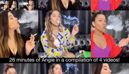 27 minutes of Angie! Compilation of 4 clips that was released somewhere else!