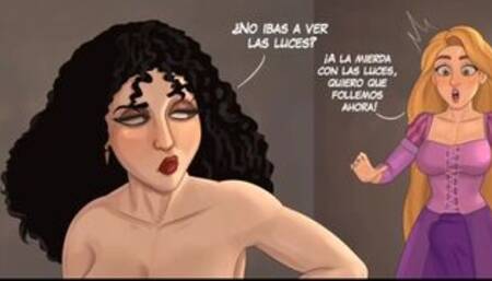 Let's Read Adult Futa Princess Fucks Juicy Milf - Parody Comic