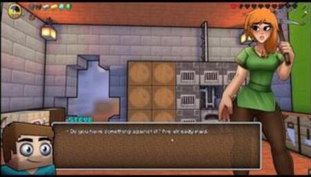 HornyCraft [Parody Hentai game PornPlay ] Ep.5 the cowgirl wants to touch my morning boner