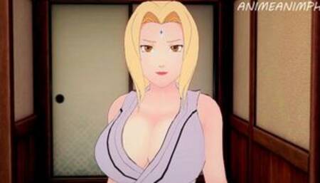 Milf Lady Tsunade Rides Naruto Until Fills Her Up with Cum - Anime Hentai 3d Uncensored
