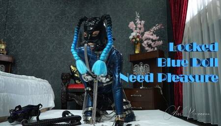 Locked Blue Doll Need Pleasure