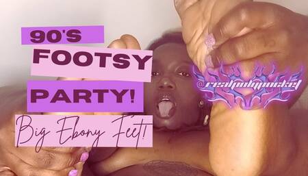 You're Invited To My 90s Footsy Party!