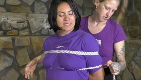 Abril Luna - Sexy Latina in her first Escape Challenge - Part 1 wmv SD