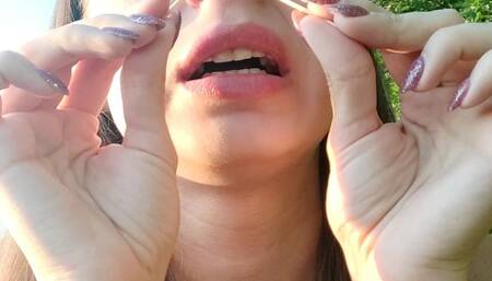 Dirty sneeze with toothpicks in my nose (custom video)