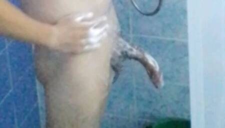 Slim Lover Taking a Shower