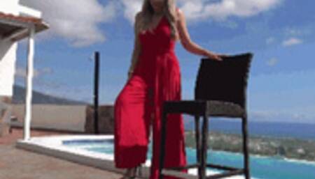 GABRIELLA - Holidays whit the slave - OUTDOOR Dirty soles licking, shoe worship