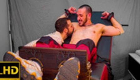 Naughty technicians get naughty clients HD (upper body tickling)