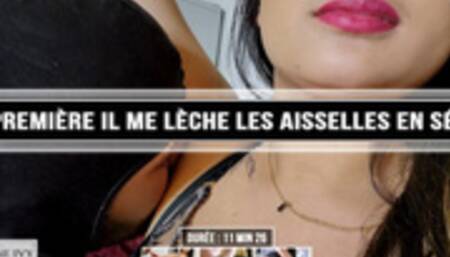 Une première il me lèche les aisselles en séance 4K