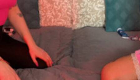 Anal play with my slave girl