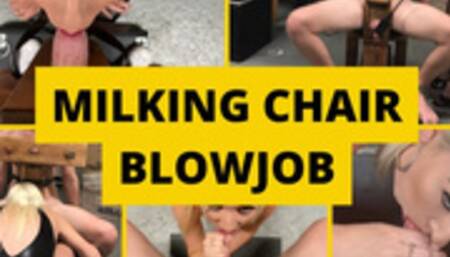 POV Milking Chair Blowjob