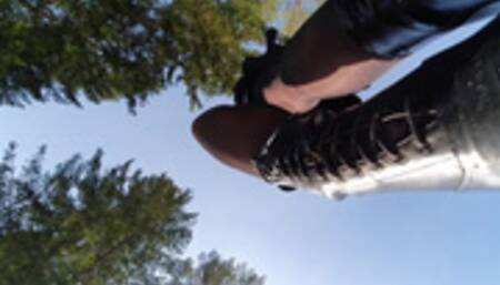 Giantess Trampling YOU With Combat Boots