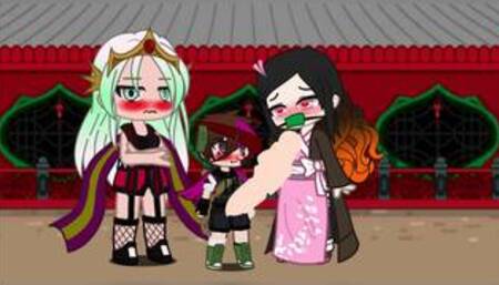 evan x nezuko x daki