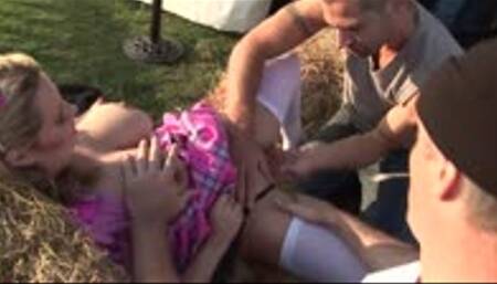 Eva Angelina And Alexis Outdoors Bareback Duo Gangbang! (mp4)