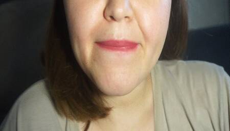 LIP SMELLING MY CUTE NOSE