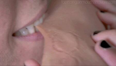 Sadie Bites Alix's Arms, Hands and Fingers (FF Biting)