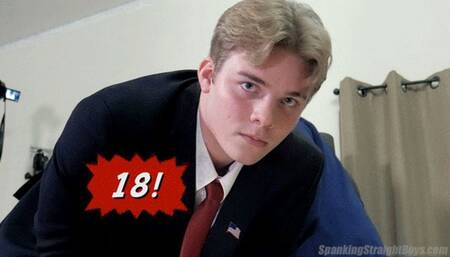 18! Cooper's Coat and Tie Spanking -- High Definition Version
