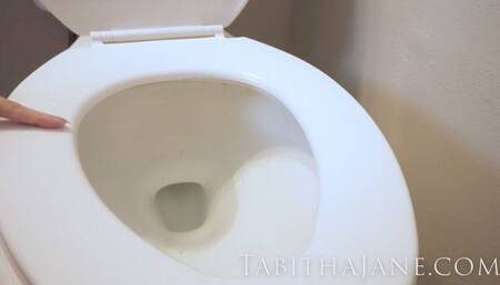 Clean Commode With Your Tongue