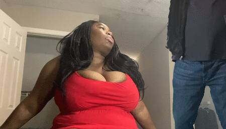 Giantess Shrinks and Plays with her Tiny Boyfriend 4K smaller