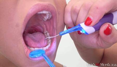 Inside My Mouth - Ornella Morgan - mouth tour and dental check-up (HD)