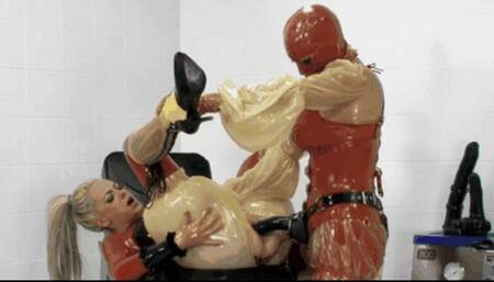 Piss and pump fucking latex bitches - Part 2 of 2