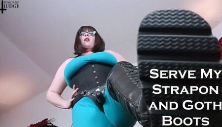 Serve My Strapon and Goth Boots SD