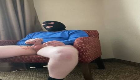 Scarlett Kage CBT Session Part 1 - first half - 13 mins cock tying and teasing, sph, cock humiliation, bondage, rope bondage, cbt, impact play, slave training, knot tying MP4SD