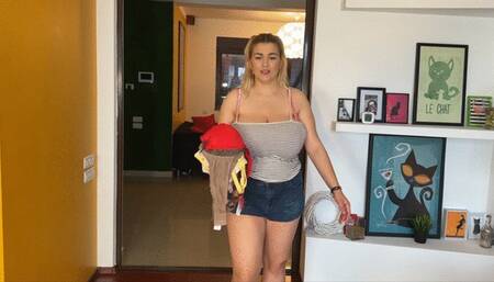 step-Mommy drags you to the lingerie shop