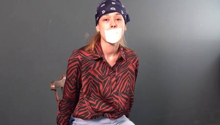 3158 Veronika in Bandana and Gags