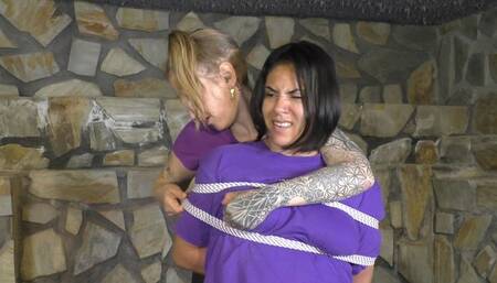 Abril Luna - Sexy Latina in her first Escape Challenge - Part 1 wmv HD