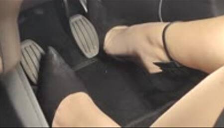 My Girlfriend puts her foot down - Pedal Pumping