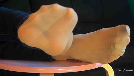 Foot Bully - Nude Nylons