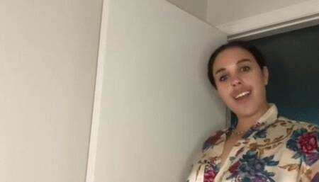 Sammie shrinks her husband so he can worship her feet