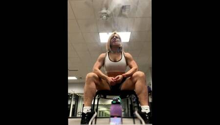 Seated Inner Head Flex In The Gym