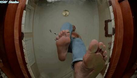 Ebony's GIANT FEET crush! Pt 2!! - MOV