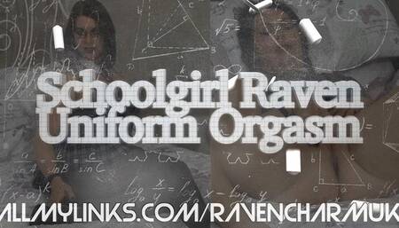 [049] Schoolgirl Raven Uniform Orgasm