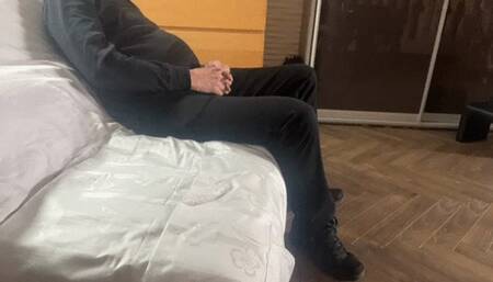 Miss Stinger gets an OTK spanking