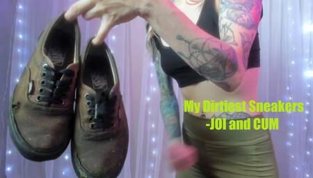 My Dirtiest Sneakers - JOI and CUM