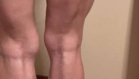 Flower Mini Dress and Barefeet