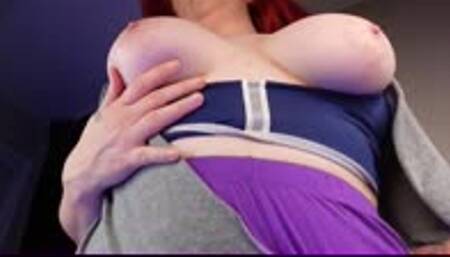 Redhead Stepmom GROWS on her Birthday! Sneakers Destruction, POV sex with Giantess and lots of Moaning WMV 1080