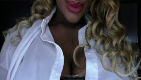 Suck cum for my tits!