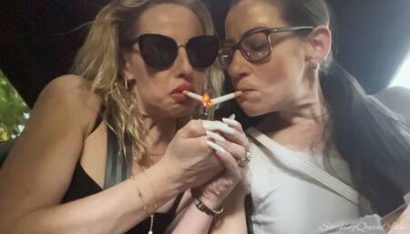 Car hotboxing with my sister