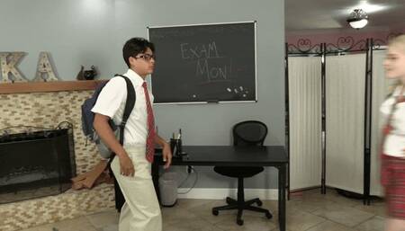 Julian Jaden Wedgie Dominated By Schoolgirl Sage Pillar & Teacher Ama Rio (HD 1080p MP4)