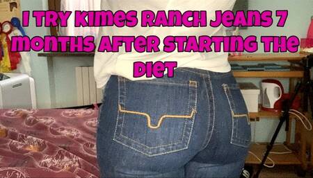 I try my competition jeans after months of dieting