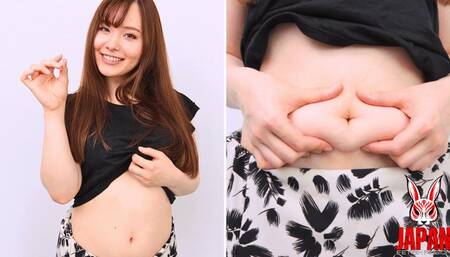 Belly Button Fetish : Kotona Hirakawa's Plump Belly
