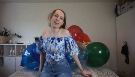 Saskia is angry at you for leaving your balloons in her room