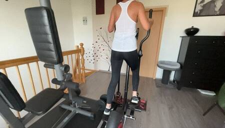 Schwitzige Füße für den Fußsklaven