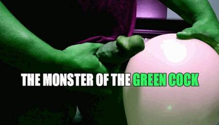 EL HOMBRE VERDE SE MASTURBA