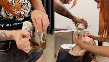 Dirty Socks Tea And Wet Socks Slaps Lesbian Domination (MP4 HD 1080p)