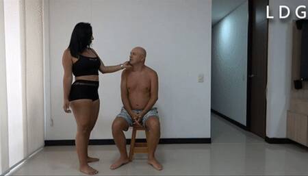 Natacha Face Slapping And Kicking Hard