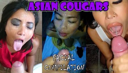 ASIAN COUGARS FACIAL COMPILATION